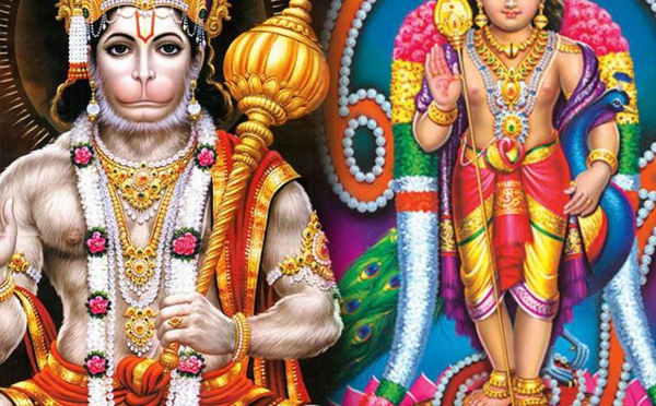 JEÛNE DU MARDI : MURUGAN &amp; HANUMAN