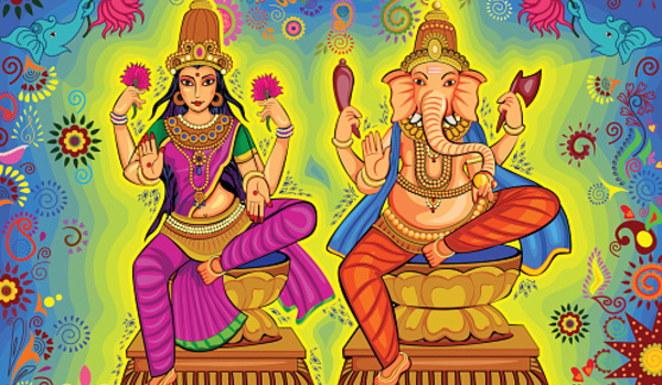 POURQUOI LAKSHMI &amp; GANESH SONT ADORÉ ENSEMBLE ?