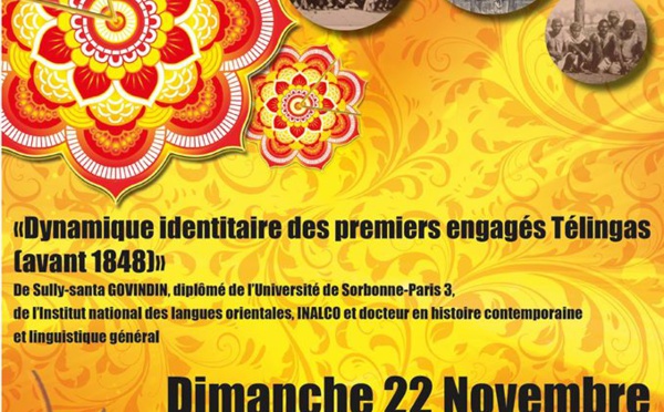 Conférence dans le cadre du Dipavali à Saint-Pierre le dimanche 22 novembre