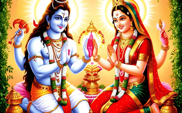 LE MEENAKSHI THIRUKALYANAM : LE MARIAGE SACRÉ DE MEENAKSHI ET SHIVA