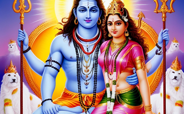 SHIVA &amp; PARVATI : UNE HISTOIRE D'AMOUR DIVINE