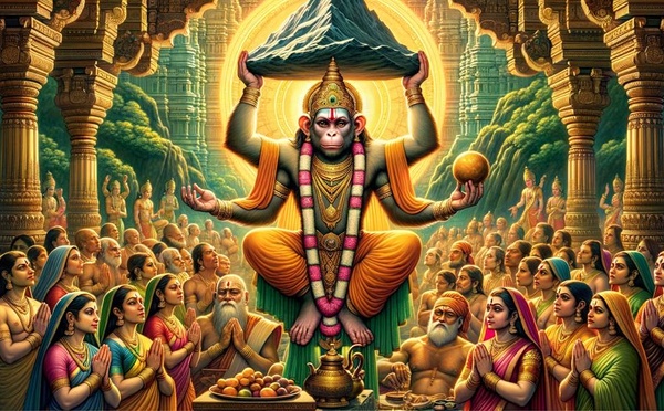LES DIFFÉRENTS NOMS D'HANUMAN 
