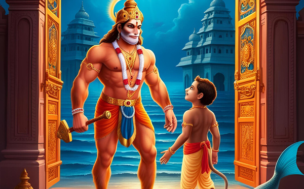 L’HISTOIRE MIRACULEUSE DU FILS DE HANUMAN