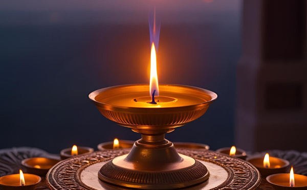 ALLUMEZ UNE LAMPE AU GHEE POUR ATTIRER LA RICHESSE