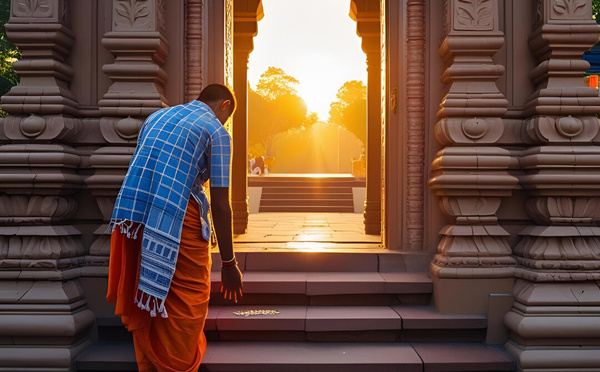 FAUT-IL TOUCHER LES MARCHES D’UN TEMPLE AVANT D’Y ENTRER ?
