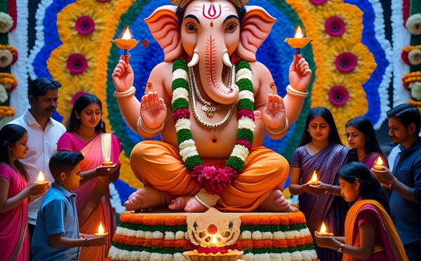 GANESHA CHATURTHI 2025 : LE MOMENT IDÉAL POUR NOUVEAUX COMMENCEMENTS
