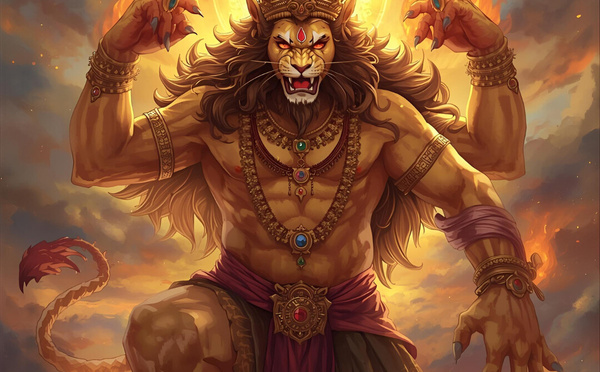NARASIMHA, L’AVATAR LION DE VISHNU