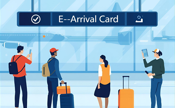 OBLIGATION DE LA E-ARRIVAL CARD POUR LES VOYAGEURS ÉTRANGERS À DESTINATION DE L’INDE