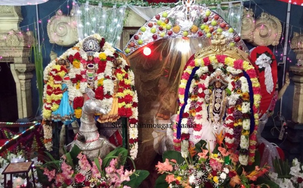 NOUVEL AN TAMOUL AU TEMPLE SIVA CHANMOUGA NAADA DE SAINT-LOUIS 