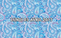 COMMENT EST LE 03 AVRIL 2017 SELON LE PANCHANGAM ?