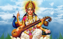 SARASWATI : DÉESSE DE L'APPRENTISSAGE ET DE LA PAROLE