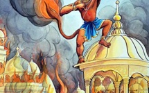POURQUOI HANUMAN A-T-IL ALLUMÉ SA QUEUE EN FEU ?
