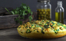 Recette de pain Focaccia garni et moelleux 