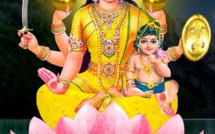 DÉESSE SANTANA LAKSHMI : PRIEZ POUR UN BON ENFANT