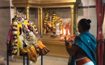 DÉBUT DE SHIVA TIROUVARNAM BRAHMOTSAVAM AU TEMPLE CHOCALINGOM MINATCHY DE TAMATAVE 