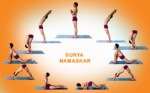 SURYA NAMASKAR MANTRAS AVEC SIGNIFICATION (SALUTATION DU SOLEIL)