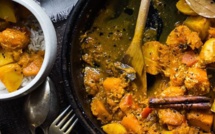 CURRY DE BUTTERNUT ET POMMES DE TERRE 