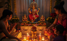 COMMENT RÉALISER LA PUJA DE LA DÉESSE LAKSHMI À LA MAISON PENDANT DIWALI