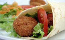 Recette végétarienne Wrap au chèvre pané